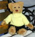Yellow Sweater knitted for Teddy bear