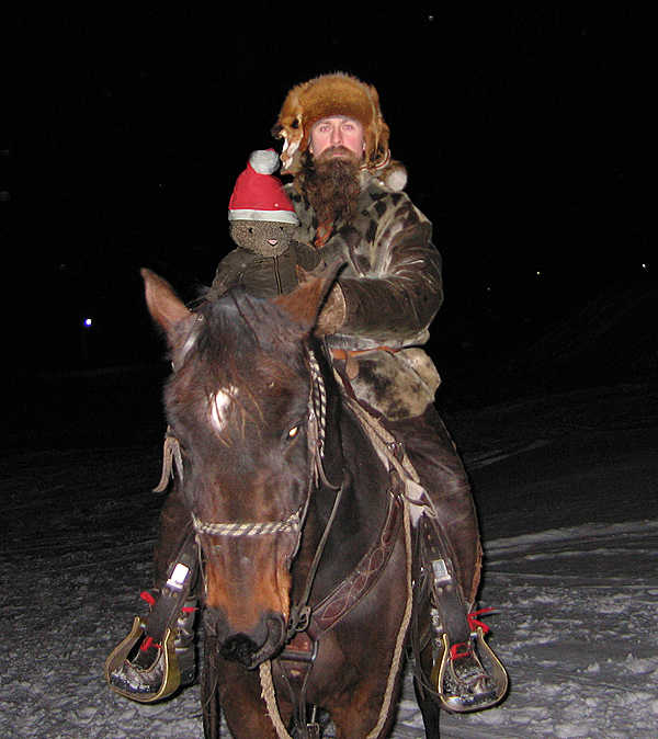 Santa and Teddy bear