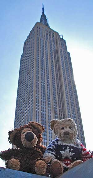 Gregory Bera by the Empire state building